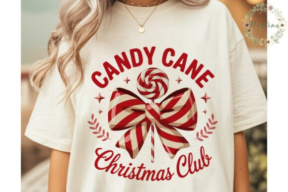 Candy Cane Christmas Club PNG Clipart & Illustrations