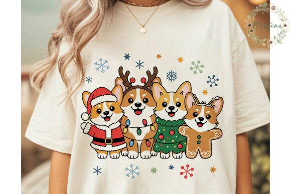 Christmas Corgi Dogs Sublimation Design Review