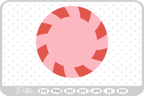 Christmas Peppermint SVG: Festive Illustrations