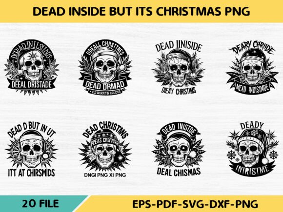 Dead Inside but Its Christmas SVG Bundle Review