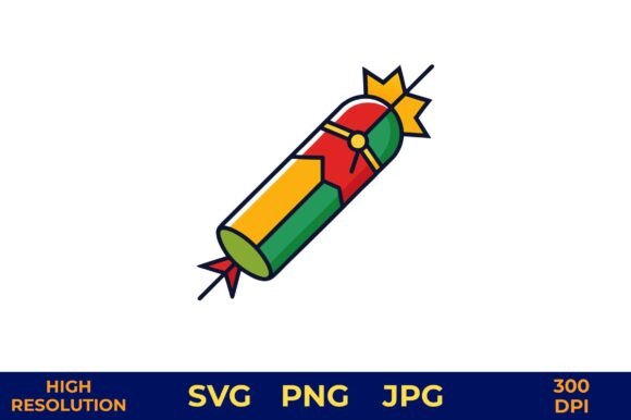 Festive Christmas Cracker Illustrations