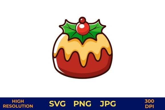 Festive Christmas Pudding Illustrations Review