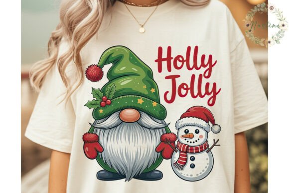 Festive Gnome Christmas PNG Clipart for Illustrations