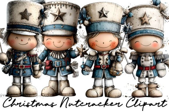 Free Christmas Nutcracker Clipart PNG Freebies
