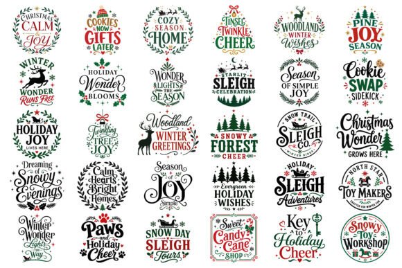 Funny Christmas Typography Quote Bundle Review