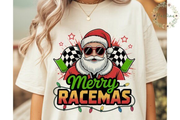 Racing Santa Christmas PNG Clipart: Illustrations Review