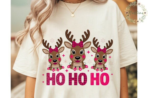 Review: Plaid Pink Reindeer Christmas PNG for Embroidery