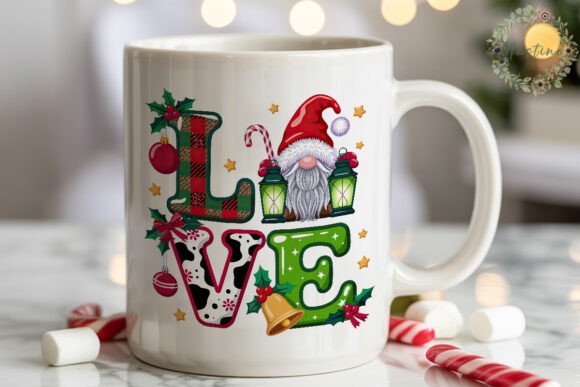 Reviewing the Christmas Gnome Love Sublimation Design