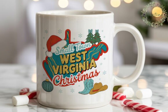 West Virginia Christmas PNG: Festive Illustrations